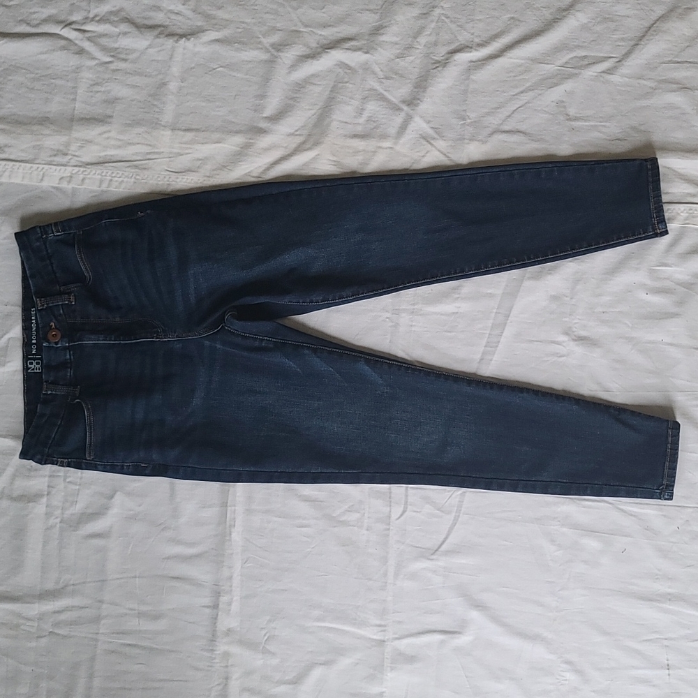 Crop High-Rise skinny jeans dark wash size 9